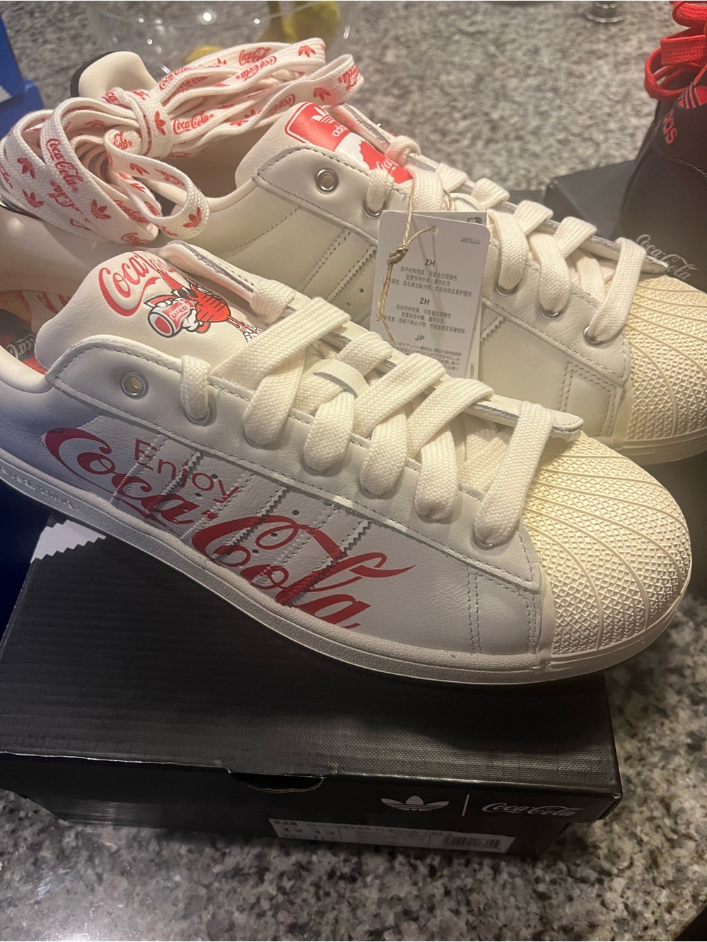 Adidas Superstar Coke Coca Cola Shoes Sneakers new KH6892 Men’s Size 12